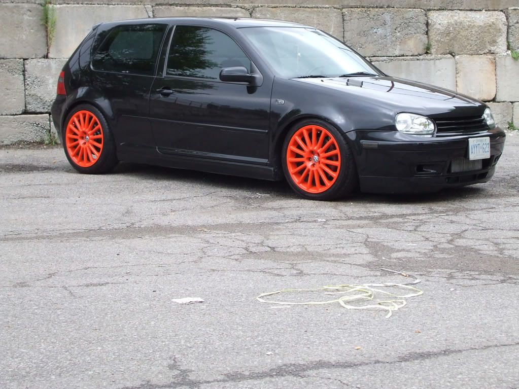 chevy engine block orange?? hee hee VW Vortex Volkswagen Forum