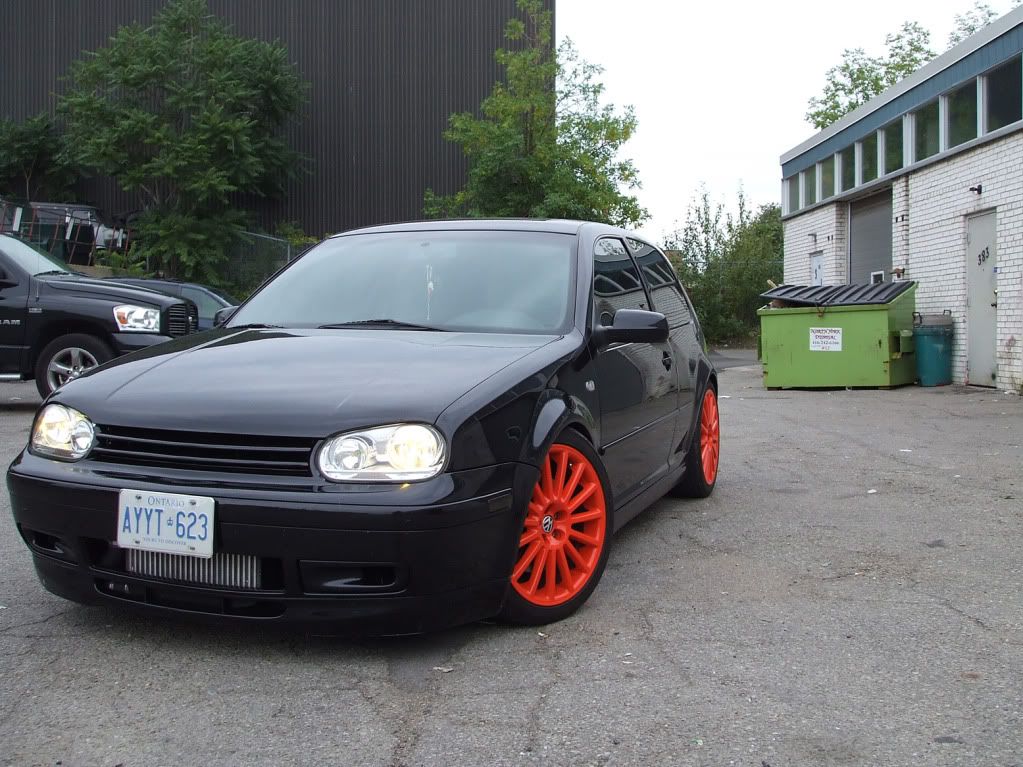 chevy engine block orange?? hee hee VW Vortex Volkswagen Forum