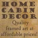 framed art prints and cabin art