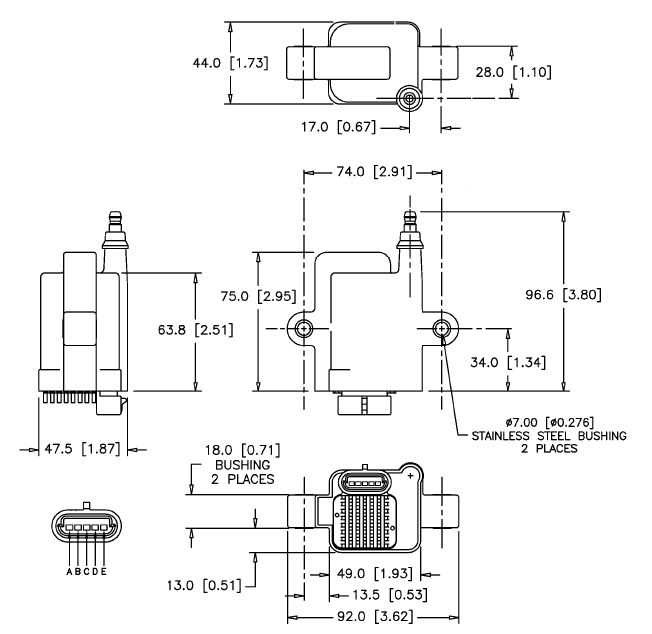 High performance IGN1A Smart Ignition Coil ProRace Engineering