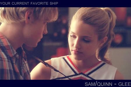 between Sam+quinn+glee