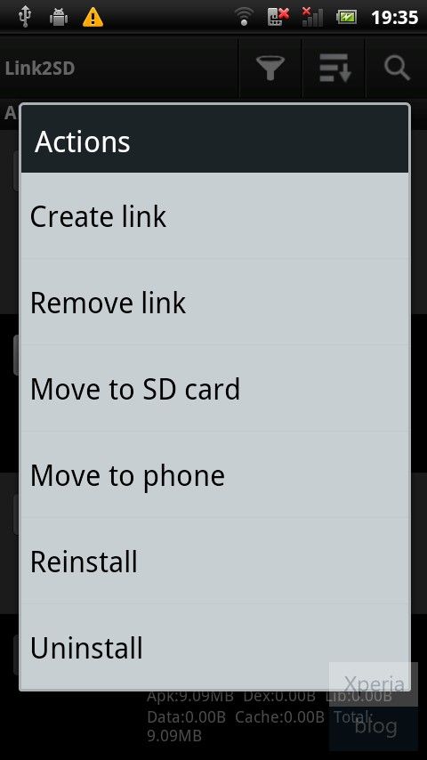 Link2SD Guide for Xperia