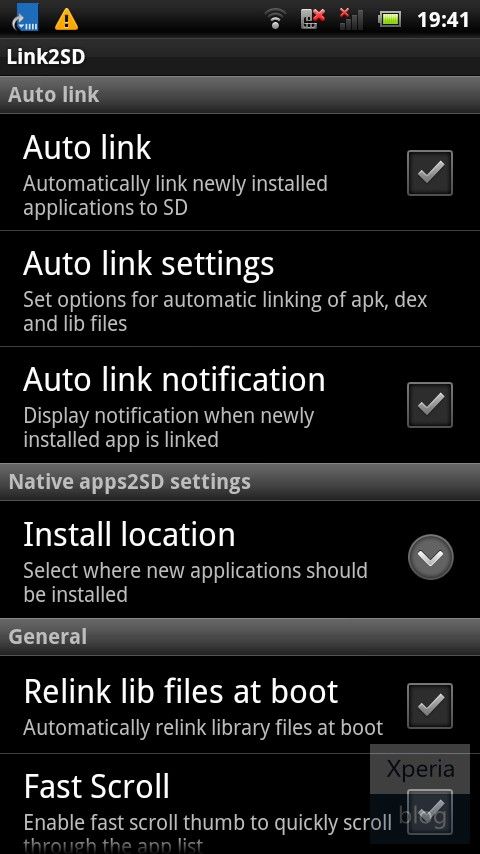 Link2SD Guide for Xperia