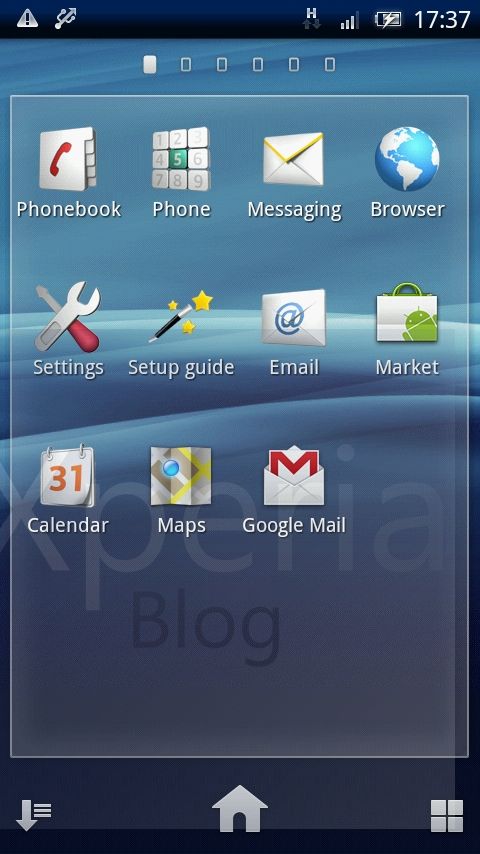 Xperia arc Home Launcher