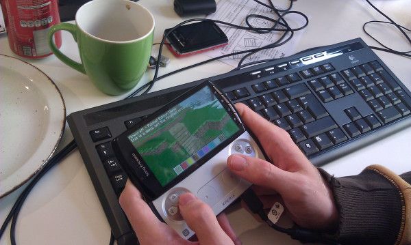 Minecraft on Xperia PLAY