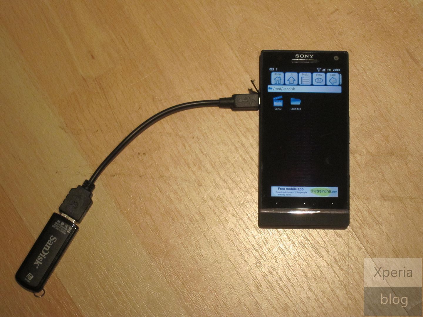 Xperia S USB OTG