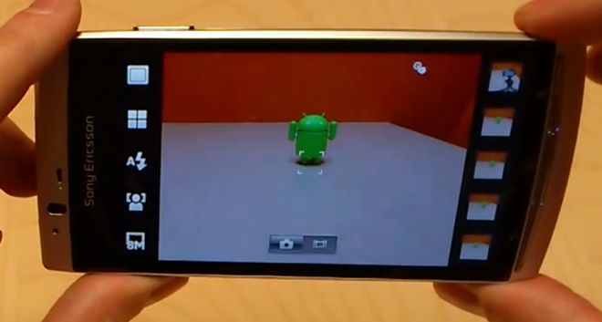 Xperia arc gets detailed camera tour