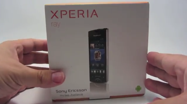 Xperia ray unboxing