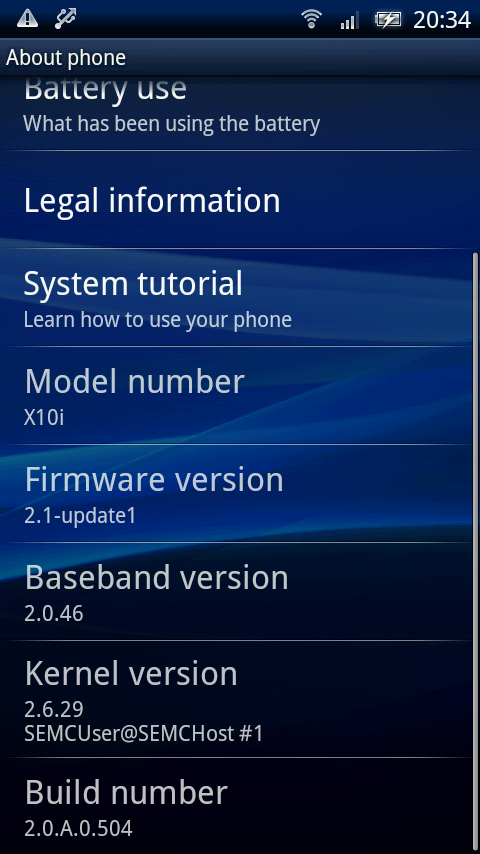 Xperia X10 Android 2.1 firmware finally starts to roll out