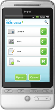 Asus WebStorage Android app