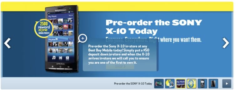 Canadian Xperia X10 pre-orders hit Best Buy
