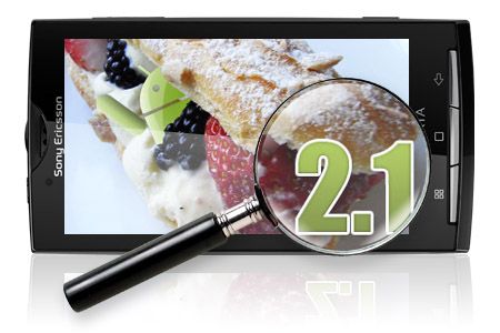 Xperia X10 Android 2.1 update benched