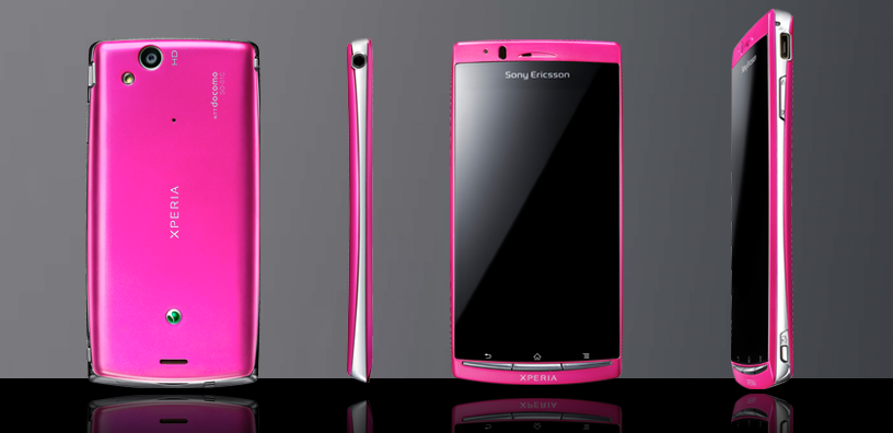 Xperia arc gets new Sakura Pink colour in Japan