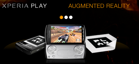 Experience the Xperia PLAY via Augmented Reality