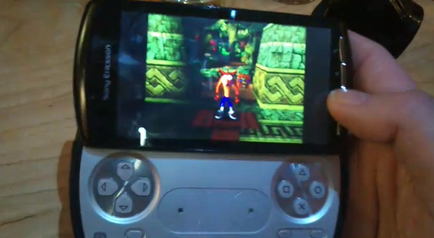 Resume play function demoed on the Xperia PLAY