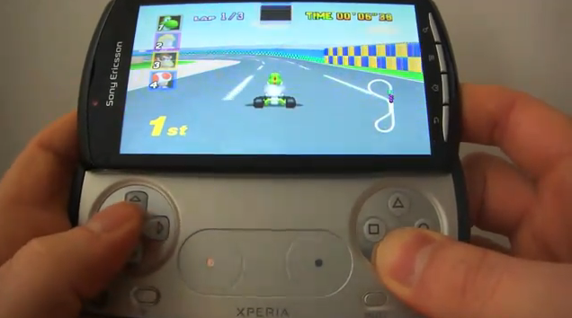 Mario Kart 64 demoed on Xperia PLAY