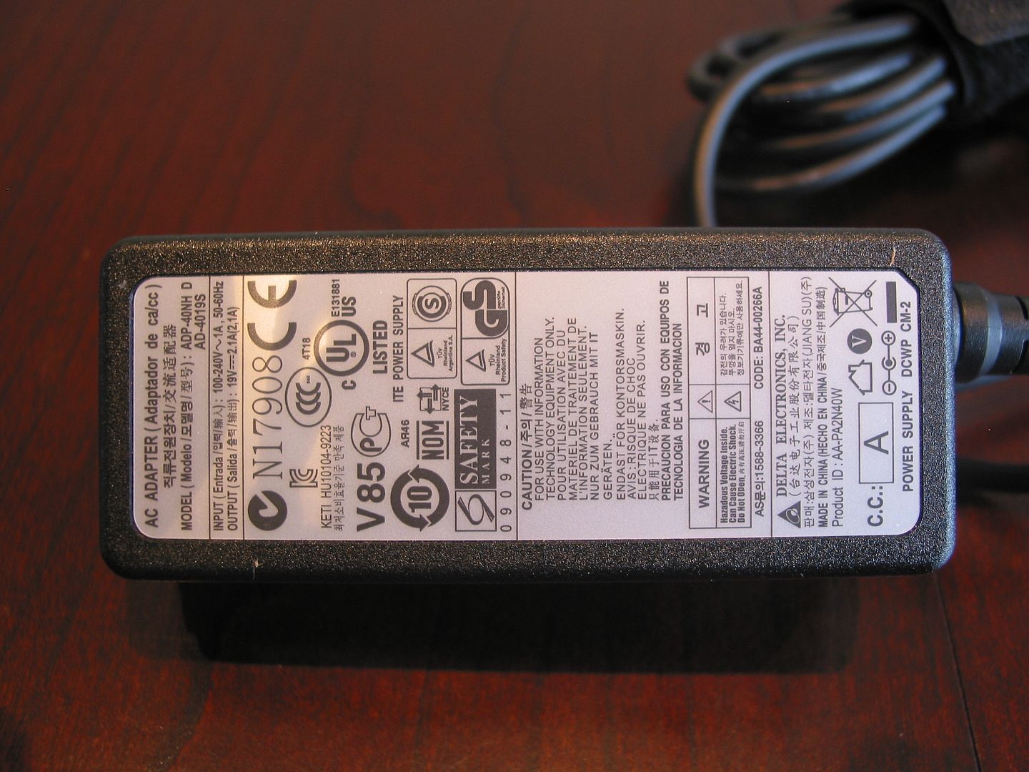 Samsung N510 Dimensions