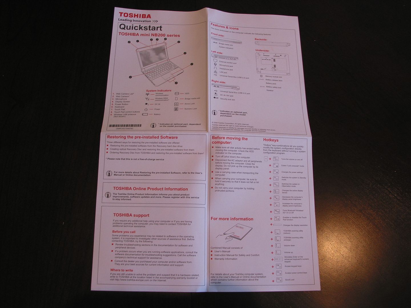 Toshiba NB200 Unboxed