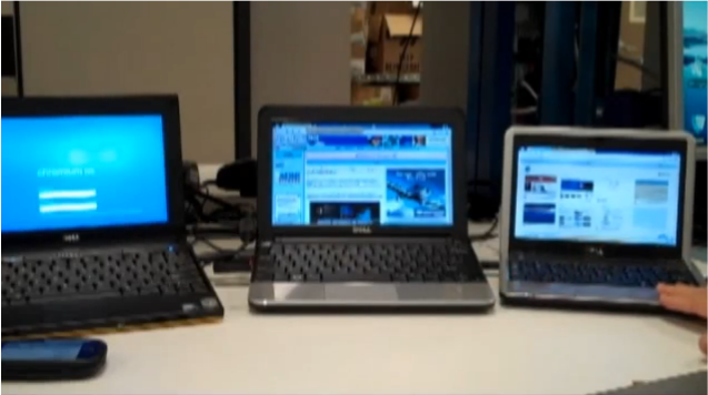 Dell demos Chromium OS on the Mini 9, Mini 10v & Latitude 2100 netbooks