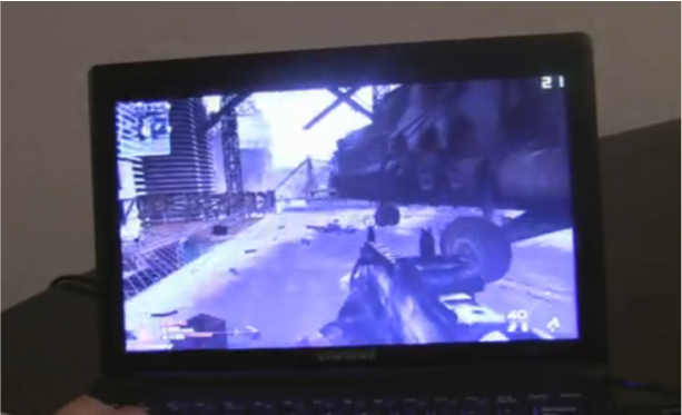 Modern Warfare 2 on the Samsung N510 netbook