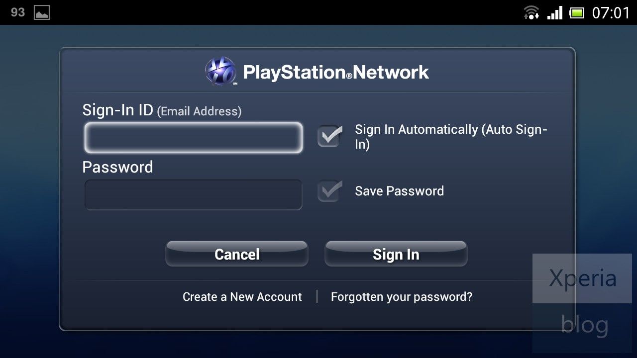 Playstation Network For Xperia Z