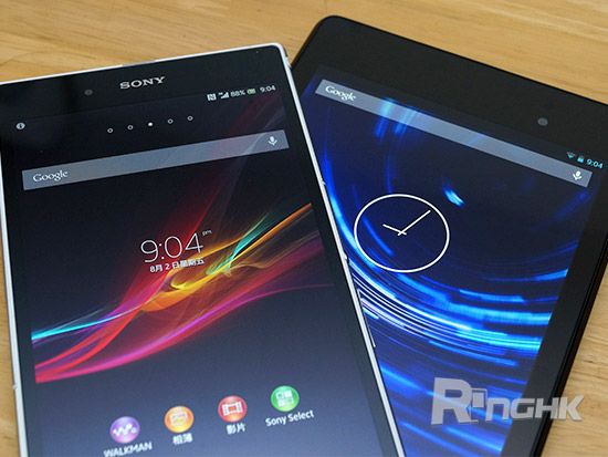 Xperia Ultra Z versus Nexus 7