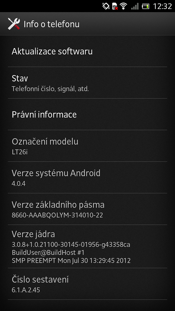 New Xperia S firmware