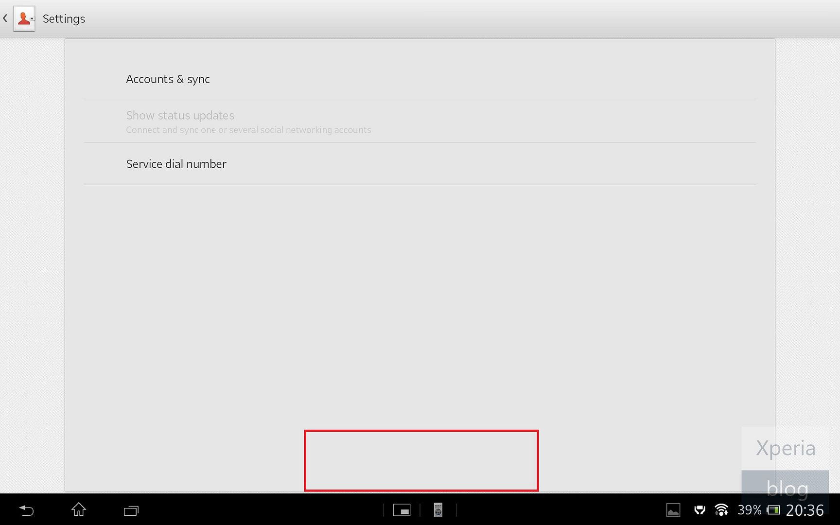 Xperia Tablet Z How To Access The Service Menu Xperia Blog