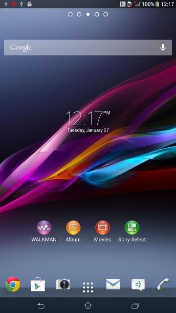 New Xperia Z Ultra screenshots leak showing launcher