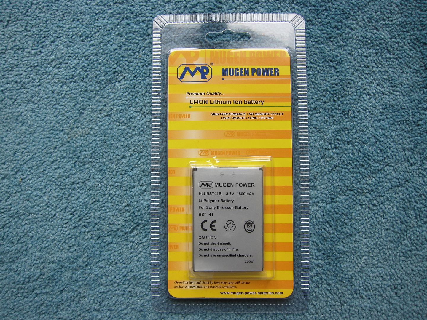 Mugen Power Xperia X10 1800mAh Battery