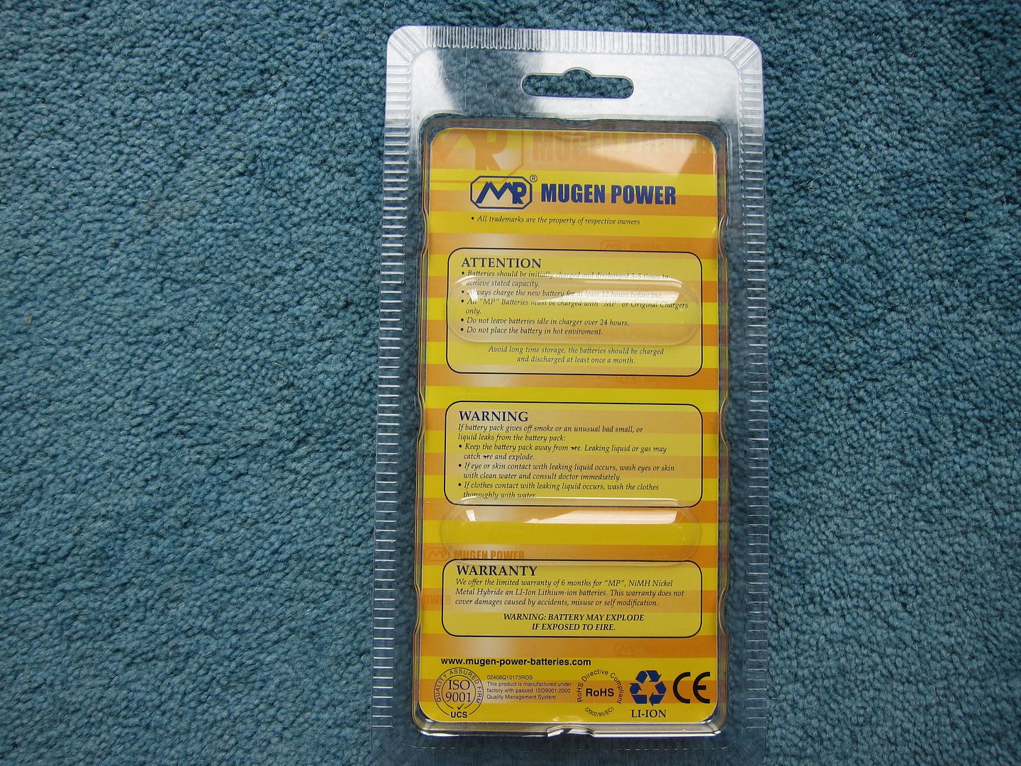 Mugen Power Xperia X10 1800mAh Battery