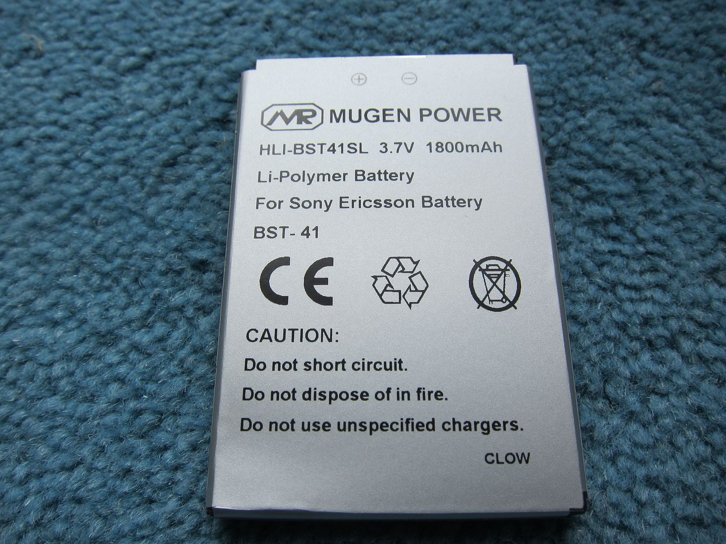 Mugen Power Xperia X10 1800mAh Battery