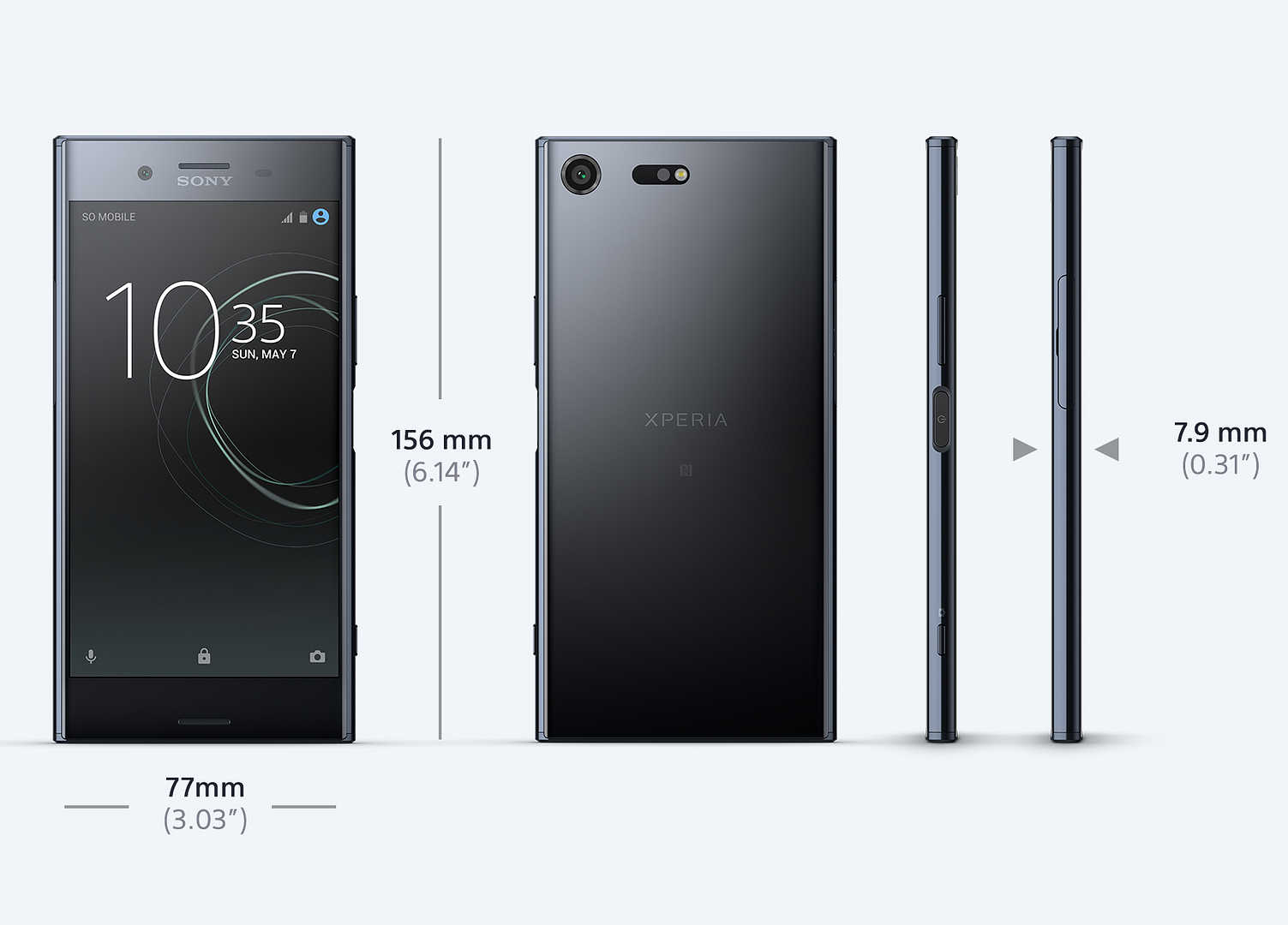 Sony Xperia XZ Premium colours