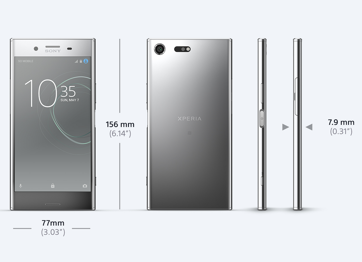 Sony Xperia XZ Premium colours