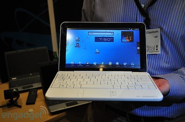 HP demos Snapdragon-powered Android smartbook