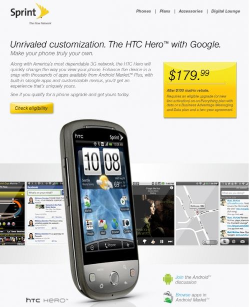 Htc+hero+android+sprint