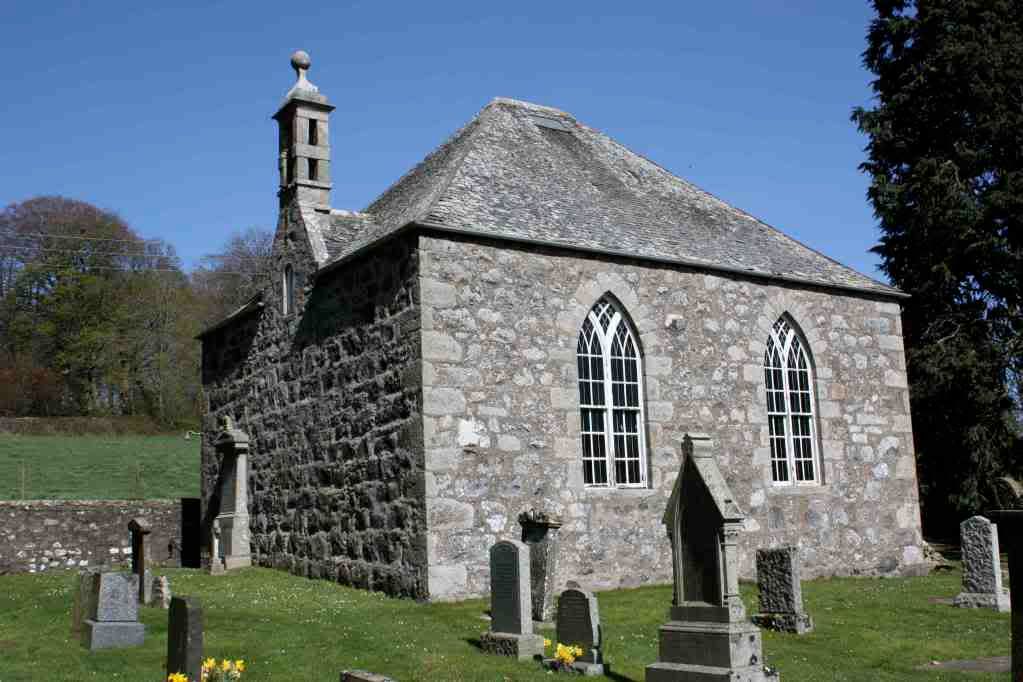 Bourtie Kirk is surrounded by Pictish stones and within sight of two Neolothic stone circles