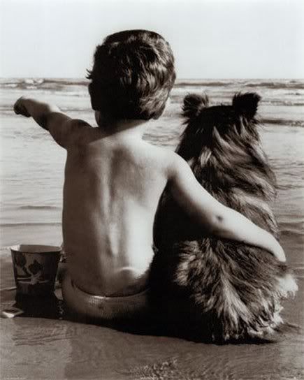 a boy and a dog photo: dog and boy DOG-BOY.jpg