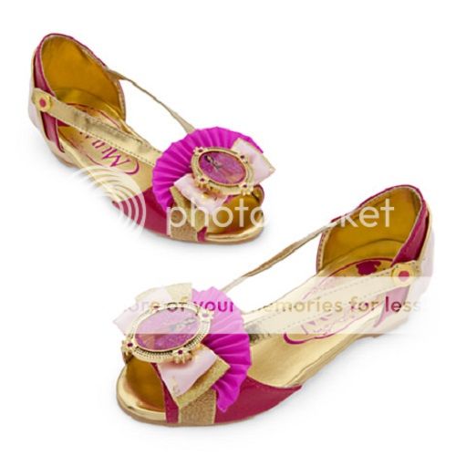 New  Princess Mulan Costume Shoes Dress Gold Pink Fall 2013