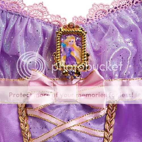  Princess Rapunzel Singing Dress Costume Tangled Spring 2014