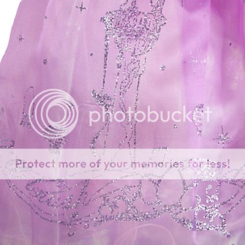  Princess Rapunzel Singing Dress Costume Tangled Spring 2014
