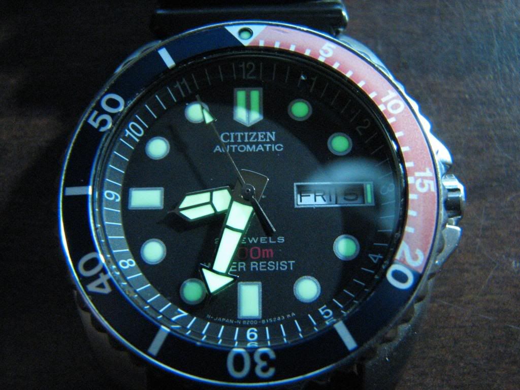 citizen pepsi divers watch