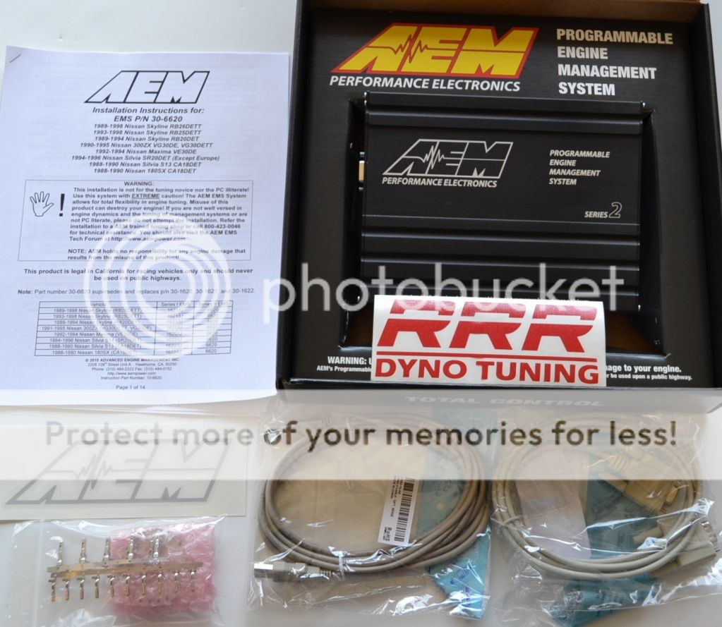 Aem Series 2 EMS 30 6620 Nissan Plug Play ECU Kit SR20DET Skyline RB26 RB25 RB20