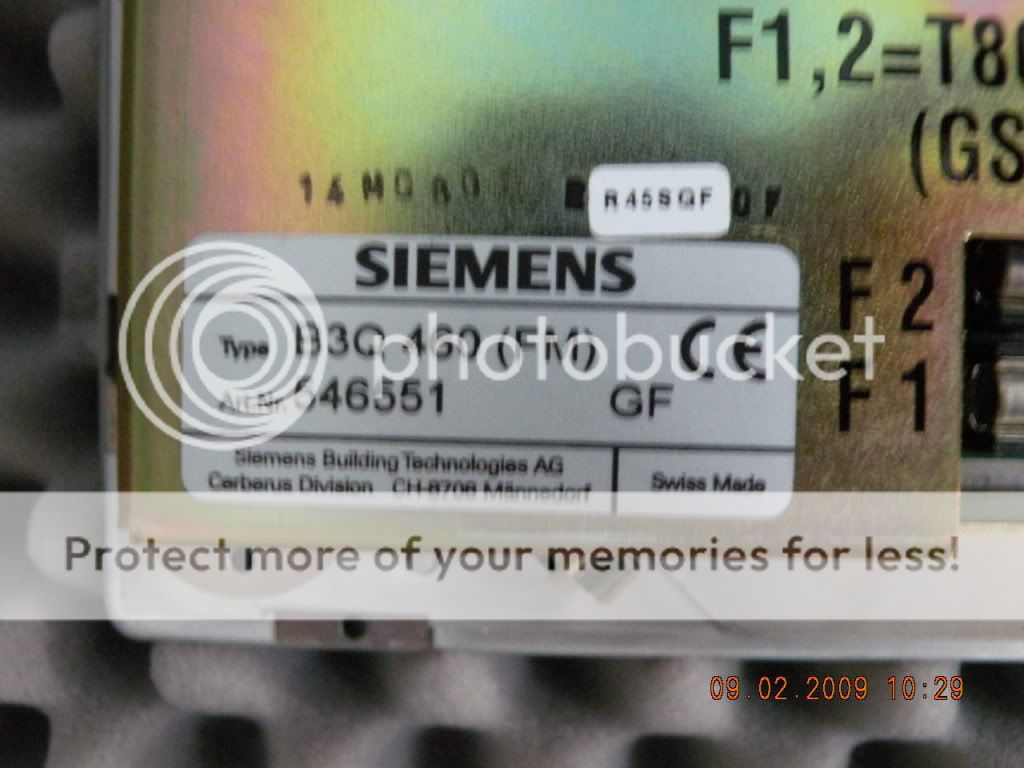 Siemens Cerberus control CT11 standard B3Q 460 (FM)  