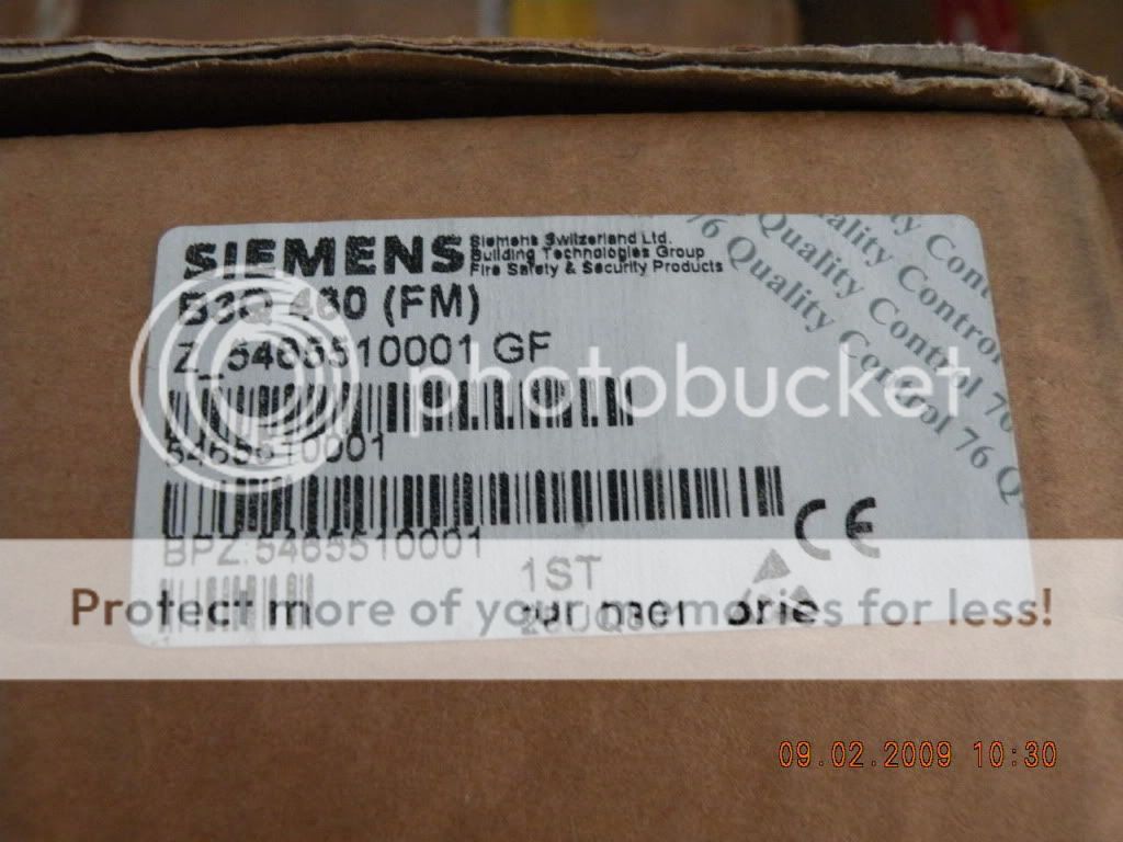   Siemens Cerberus control CT11 standard B3Q 460 (FM)