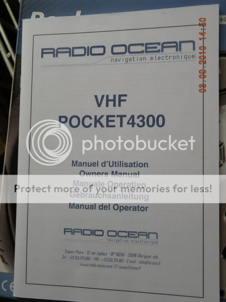 NEW RADIO OCEAN VHF 5W Pocket 4300    NEW IN BOX  